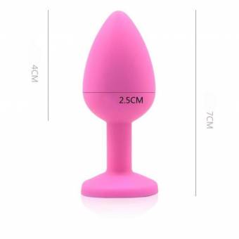 LHWY-Plug Anales Plug Anales Silicona Mujer Cristal PequeñO Plug Anales Principiante Consolador Juguete Sexual Hombre Y Mujer (Rosa). Envíos a Huelva
