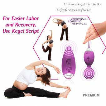 Cksohot Bolas Chinas con Control Remoto Inalámbrico Kegel Bolas con 10 Frecuencias -Púrpura. Envíos a Granada