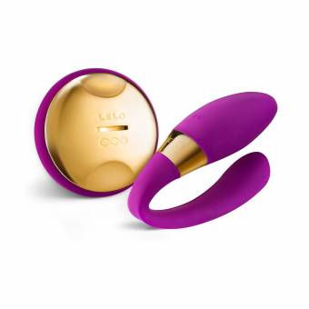 Lelo Tiani 24K Masajeador para Parejas con Mando a Distancia y Anillo En Oro de 24 Quilates, Color Deep Rose - 1 Unidad. Envíos a Barcelona