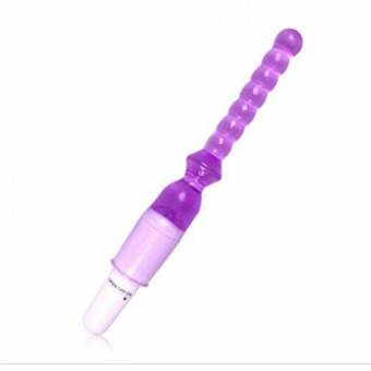 NINGNETI Gel de Sílice Dildo Pene Anal Butt Plug Vibrador G-Spot Massager Juguete Adulto del Sexo (Purple). Envíos a Barcelona