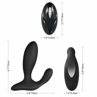 Utimi Masaje de Próstata Vibrador 7 Frecuencias Recargable de USB con Control Remoto para Hombre. Envíos a Jaén
