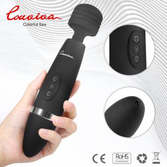 Masajeador Portátil, Louviva Inalámbrico Masajeador Wand Relajar Cuerpo, 7 Modos de Vibración - Tamaño Medio(21.6cm×4.1cm). Envíos a Huelva