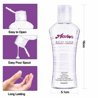 ACVIOO Lubricantes Sexuales Lubricante íntimo con Base al Agua Lubricante para Jugar, Transparente - 240ml (Lub). Envíos a Huelva
