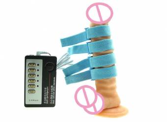 L-Life Juguetes del sexo, electroestimulación, varón, masturbator, pulso, choque eléctrico, orgasmic, anillo del pene, anillo de la terapia física, dispositivo de la tortura, massager (anfitrión