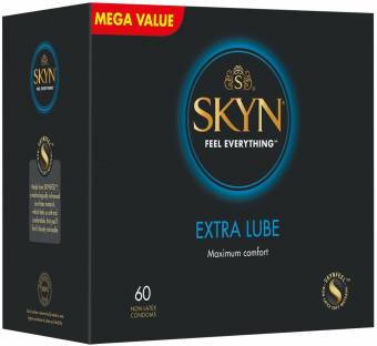 SKYN® EXTRA-LUBE 60 Pack de No LATEJERADO CON GEL ORGASMIC GRATIS PARA SU. Envíos a Zaragoza