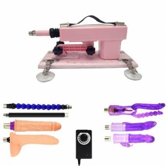 Sex Machine - Ametralladora de masturbación automática con consolador para mujeres, máquina de follar súper fuerte y estable (Rosado). Envíos a Huelva
