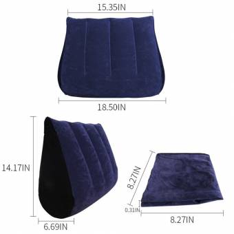 dulexo Sexual cojín almuhada inchable Cojines Sofas Inflable Triangle cojin hinchable Sofá Plegable sin Agujero de Viaje Juguetes Sexuales Para Parejas. Envíos a Las Palmas