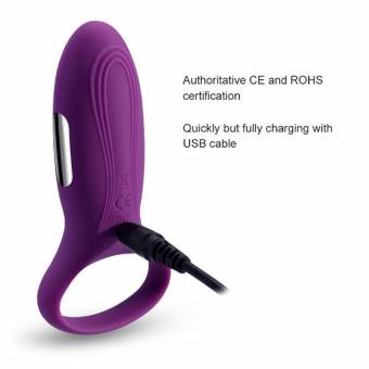 Vibrador vibrador del anillo del pene/del martillo del vibrador de la velocidad del USB-Carga de silicona 7. Envíos a Segovia