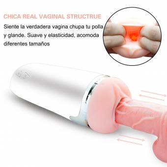 ZAMO Donna Masturbádor Masculino Electrico para Hombre de 3D,Vagina Automatica de Silicona Médica con Diseño Ergonómico,Juguete Oral Suave y Impermeable con 10 Modos. Envíos a Granada