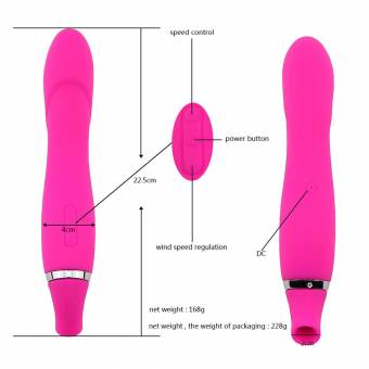 HONGREN Carga G-Punto Vibración AV Masaje Stick Hembra Mama-Chupar Masturbación Vibrador. Envíos a Teruel
