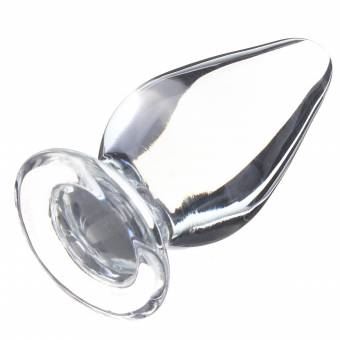 SODIAL(R) 4.5*10cm Plug Anal grande de vidrio frio muy estimulante para G-spot Punto-G Massager de la prostata Homosexual Guy Unisex Juguete erotico sexual para hombre mujer. Envíos a Jaén