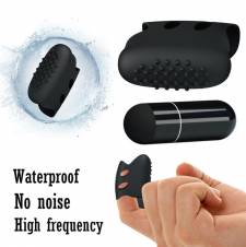 NINGNETI El Sexo Adulto Impermeable Juega el estimulador del Clítoris del vibrador del Massager del G-Punto del Dedo. Envíos a Toledo