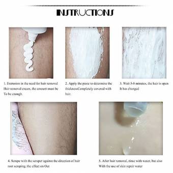 Crema Depilatoria Natural,Hair Remover para,Facial, Cuerpo, Bikini y Piernas Crema Inhibidora de Crecimiento de Cabello,Minimiza el Crecimiento de Cabello Invisible. Envíos a Almería