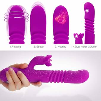 Donix Vibrador Masajeador Mujer Silicona para Relajar Cuerpo (Rosado). Envíos a Murcia