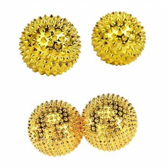 Sharplace 4 Piezas Spiky Roller Acupressure Palm Manos Masaje Ball Relief Pain Oro. Envíos a Vizcaya