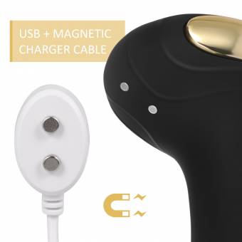 Lovey Angel Plug Anal Vibrador para Hombre Mujer Pareja+Masajeador Nuevo de Silicona para Cuerpo+Impermeable+USB Recargable con Imán + Grado Médico+ 10 Modos de Vibración. Envíos a Albacete
