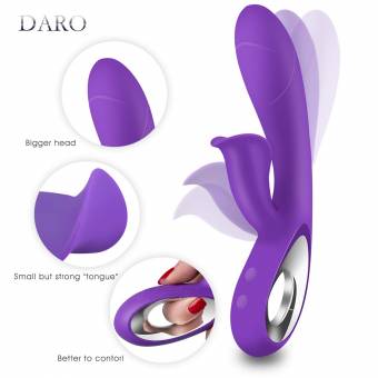 Vibrador Masajeador Vibración Dual Impermeable de Manos de Silicona Con 9 Vibraciones. Envíos a Lugo