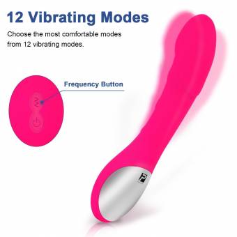 Masajeador Para Mujer 12 Modos Carga USB (Rosado). Envíos a Almería