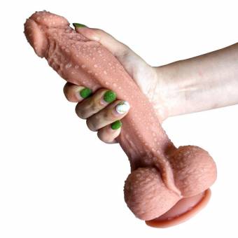 Enorme Dildo Consolador Realista 23cm Pene con Potentes Ventosas Juegutes para Mujer y Hombre. Envíos a Toledo
