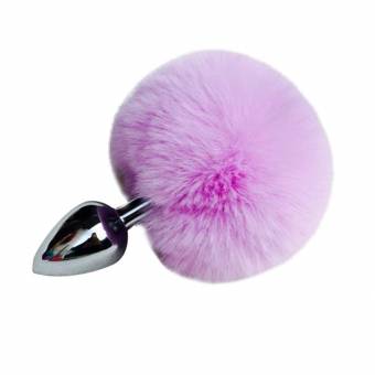 Metal Anal Plug Tail Rabbit Tail Butt Plug Juguetes sexuales anales Anal Tail Tail (Purple). Envíos a Navarra