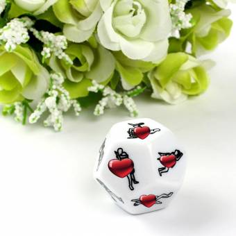 NINGNETI 2pcs Hermosa exotic12 Postura Jugar Dados Juguetes Fetiche del Sexo Romance Erótico Craps. Envíos a Guipúzcoa