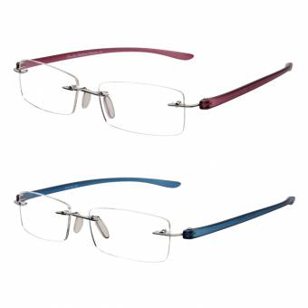 LianSan Gafas de Lectura Sin Montura Hombres de Moda Para Mujer Lectores Sin Marco 2 Paquetes L5017 pl-bu +1.50. Envíos a Almería