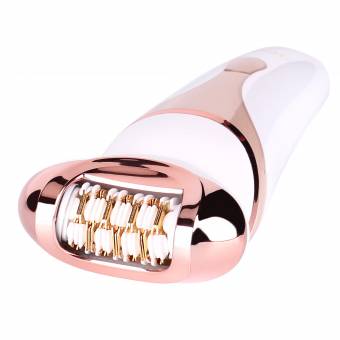 Depiladora para mujeres Waterproof 4 en 1 Conjunto con Wet Dry Hair Remover Eléctrico con Bikini Trimmer Facial Massager Cepillo de limpieza facial USB recargable #Hatteker KD-200. Envíos a Teruel