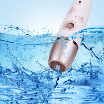 RSCW-2018 Afeitadora eléctrica facial para mujer, Depiladora femenina perfecto sin dolor, Máquina de afeitar portátil, Impermeable. Envíos a Almería