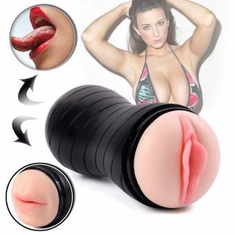 ZEMALIA Gina Mas-turbador Realístita, Combinación de la Vagina, la Lengua y los Dientes, Juguete Erótico para Adultos, Masturbación Masculina Sexual. Envíos a Granada