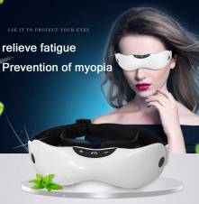 Masajeador De Ojos Inalámbrico Eye Massager 3D Luz Verde Protector De Ojos Modo De Carga Prevención De La Miopía Masajeador De Entrenamiento Vision Estimulación De Pulso Aligera Las Líneas Finas
