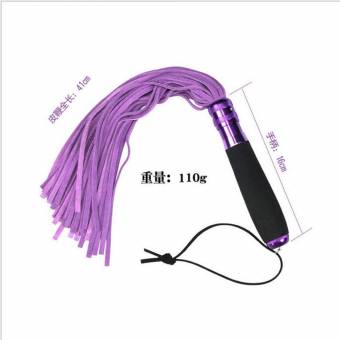 Silicona Nalgadas Whip Leather Tassels Whip Role Play Juegos Adultos Disfraz Accesorio Para Parejas (Púrpura). Envíos a Segovia