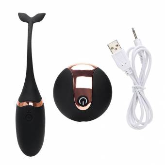 10 Control Remoto Impermeable de la frecuencia Linda Salta el Sexo Adulto Femenino del Huevo (Black). Envíos a Huelva