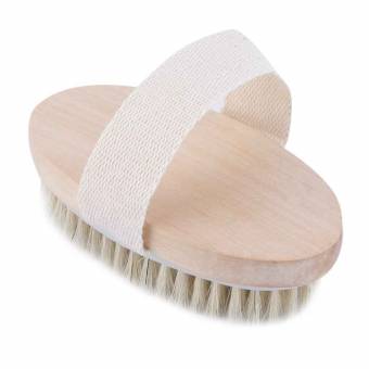 Zerama La Piel Seca del Cuerpo de cerdas Naturales del Cepillo Suave Cepillo de baño SPA Masaje casero. Envíos a Huelva