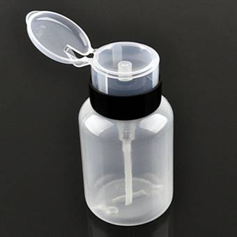 JUNGEN Botella de Vacío Pump Dispenser Bottle Transparent Bottles Travel Bottle (210-220ml) Negro. Envíos a Guipúzcoa