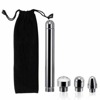 Jissboner Anal Plug Metal Set de acero inoxidable ducha anal para hombres y mujeres Shower Enema Water Boquilla 3 Estilo Plug Head Enema Anal Kit de limpieza Juguete sexual. Envíos a Segovia