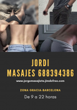 JORDI MASAJISTA PARA HOMBRES DISCRETOS