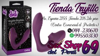 Vibrador C Con Estimulación Punto G y Succionador