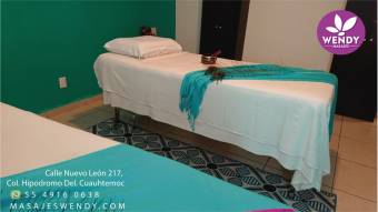 6MASAJES WENDY MASAJISTA PROFESIONAL COL. HIPODROMO CONDESA