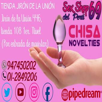 Plugs y Juguetes Sexuales de Cristal Jr. Unión