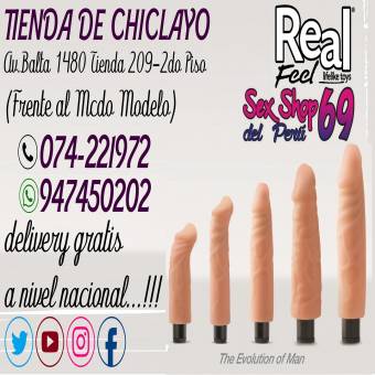 Vibradores Realistas de Silicona en Chiclayo