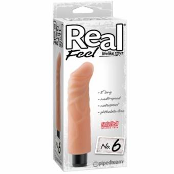Disfruta de la “sensación real” de este súper suave vibrador  piel realista.