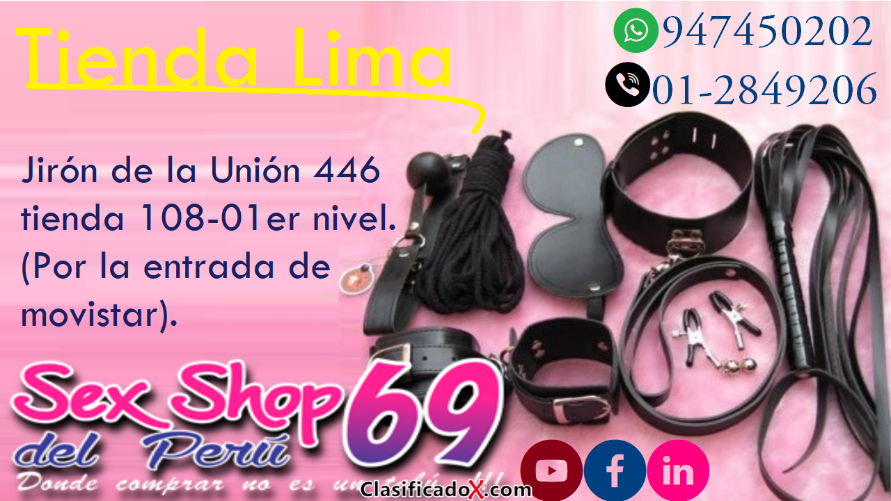 Plugs Anales, Sado Bondage, Vibradores, Consoladores En Lima