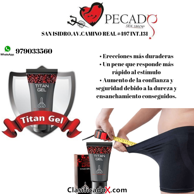 titan gel desarrollador directo de rusia sexshop san isidro cel:979033560