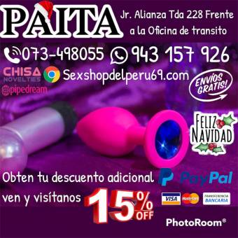 Sex Shop Plugs Anales y Juguetes Sexuales En Paita
