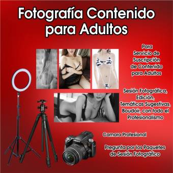 Sesión Fotográfica contenido para adultos