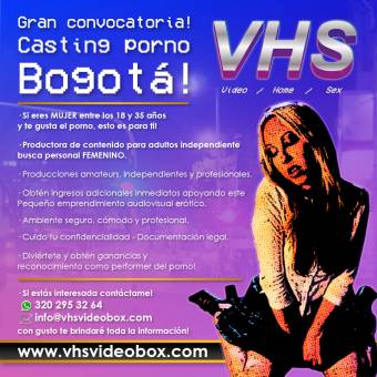 Productora independiente solicita MUJERES! obtén ingresos inmediatos! Casting porno Bogotá MUJERES!