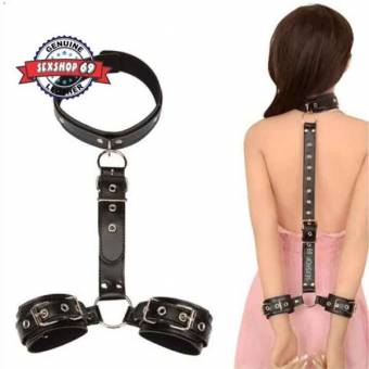 juguetes sexshop69 FETISH COLLARIN CON ESPOSAS REGULABLES.+51 994389213