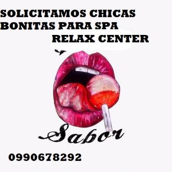SOLICITO SEÑORITAS PARA SPA RESERVADO