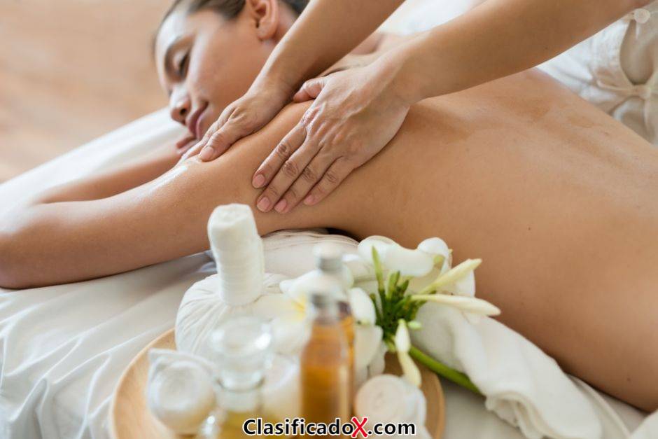 Masajes profesionales a domicilio para mujeres.