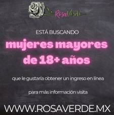 Mujeres mayores de 18 años Gana $ en línea